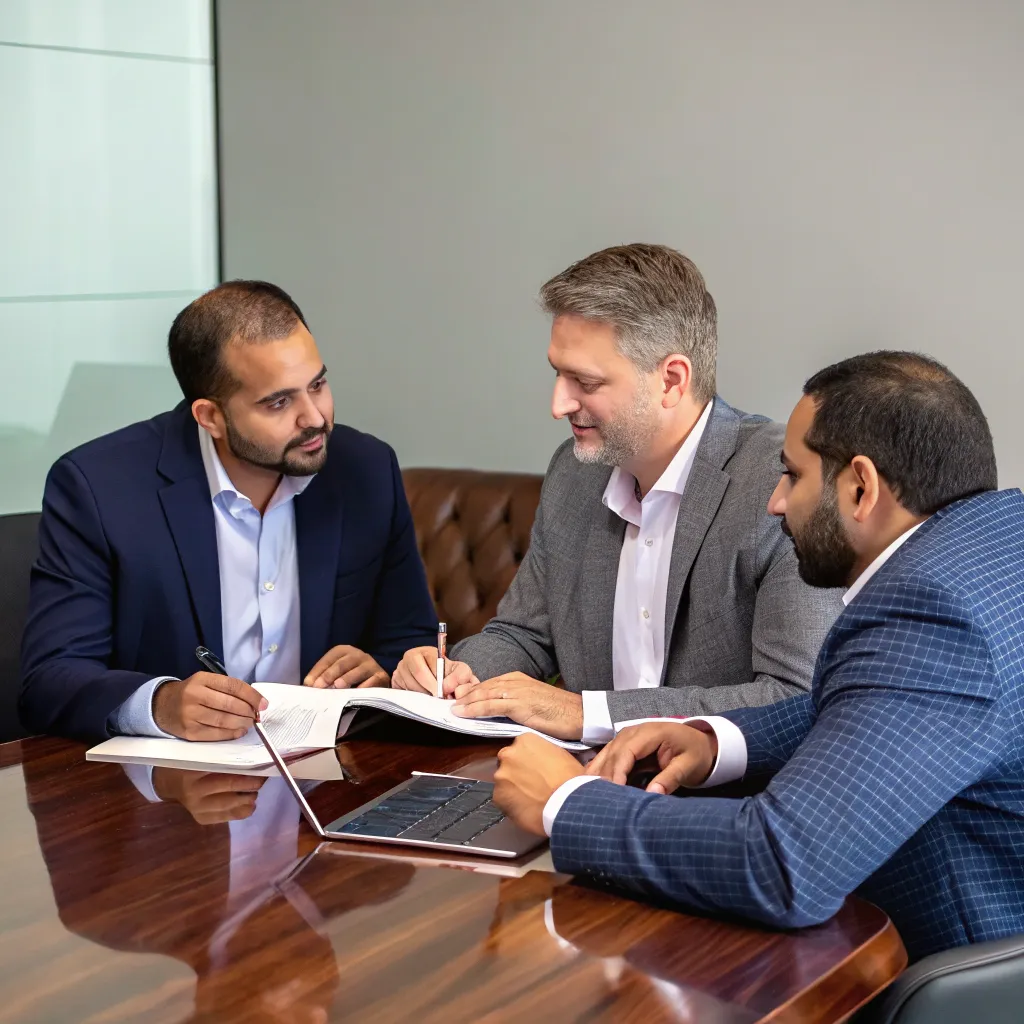 Founders of VERNATHRA discussing educational strategies