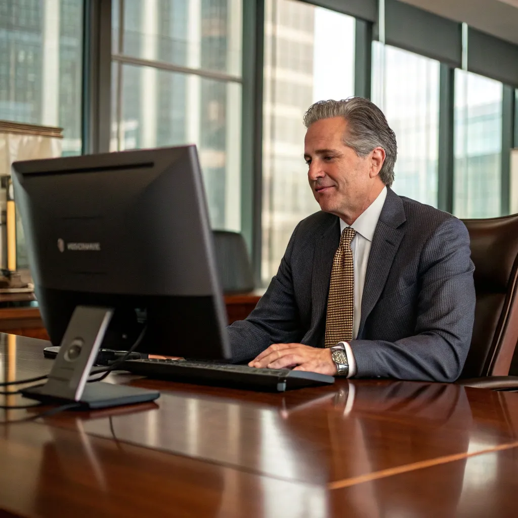 Portrait of John Doe in a professional environment